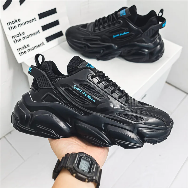 

Men's Sneakers 2024 New Breathable Comfortable Trends Casual Shoes Outdoor Platform Versatile Lightweight Anti Slip Running Shoe