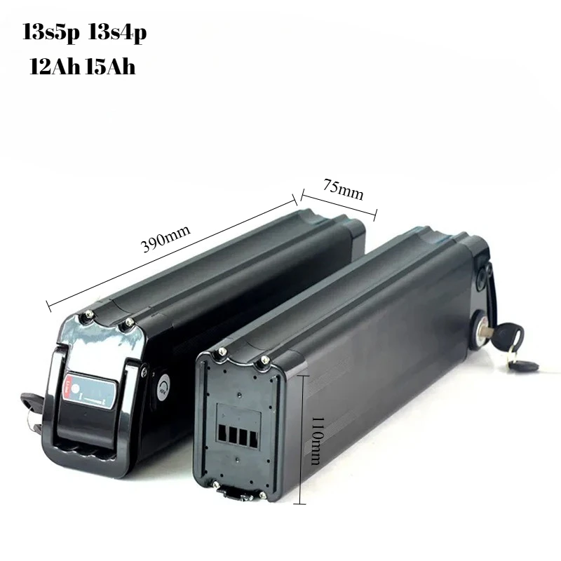 48V 36V 12000mAh 15000mAh Silverbait Lithium-ion Battery for Folding Electric Bicycles
