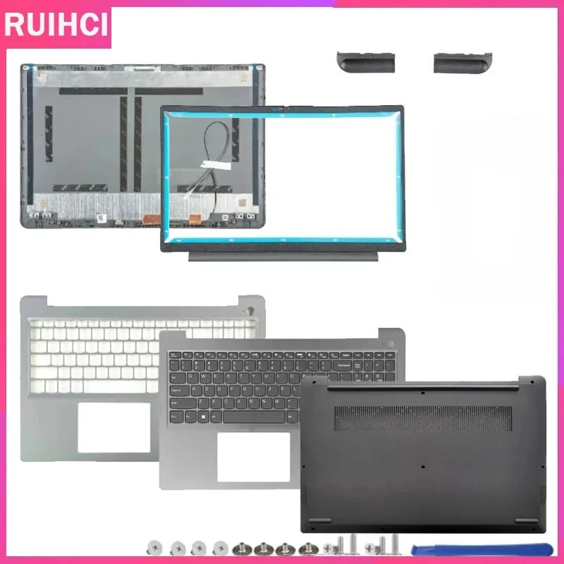 

NEW For Lenovo Ideapad 3 15ABA7 3 15IAU7 2022 LCD Back Cover Bezel Palmrest Bottom Case Laptop Housing Replace silver Gray