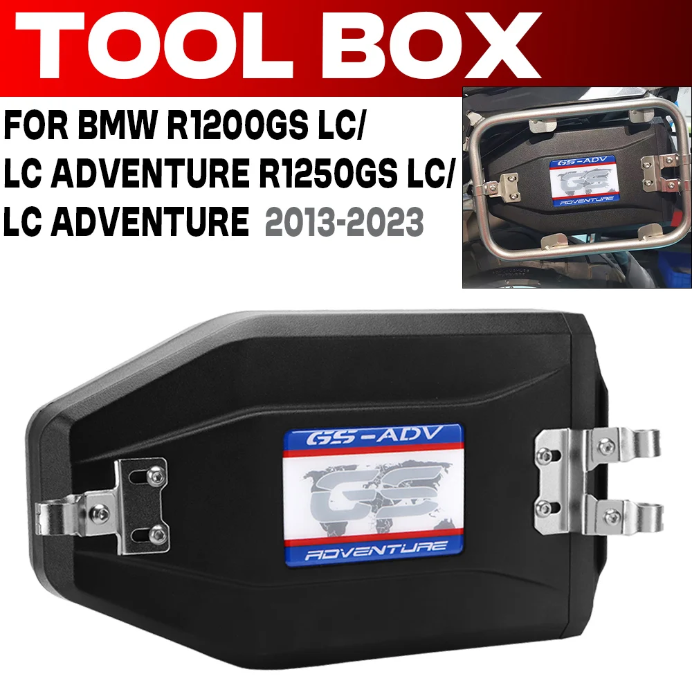 

Motorcycle Toolbox For R1200GS LC r1200gs lc adv R1250GS LC ADV r1250 Gs LC 4.2 Liters Waterproof Plastic Tool Box Left Side Box