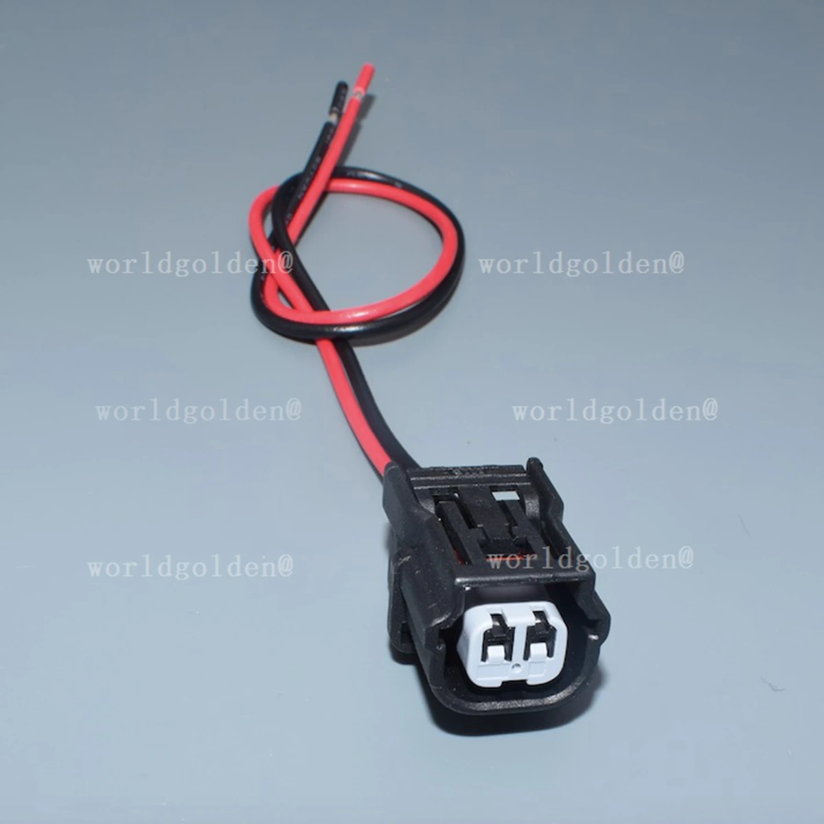 6189-7052 2Pin Female Terminal Socket with Wire Harness, Universal Automotive Electrical Accessory Fit