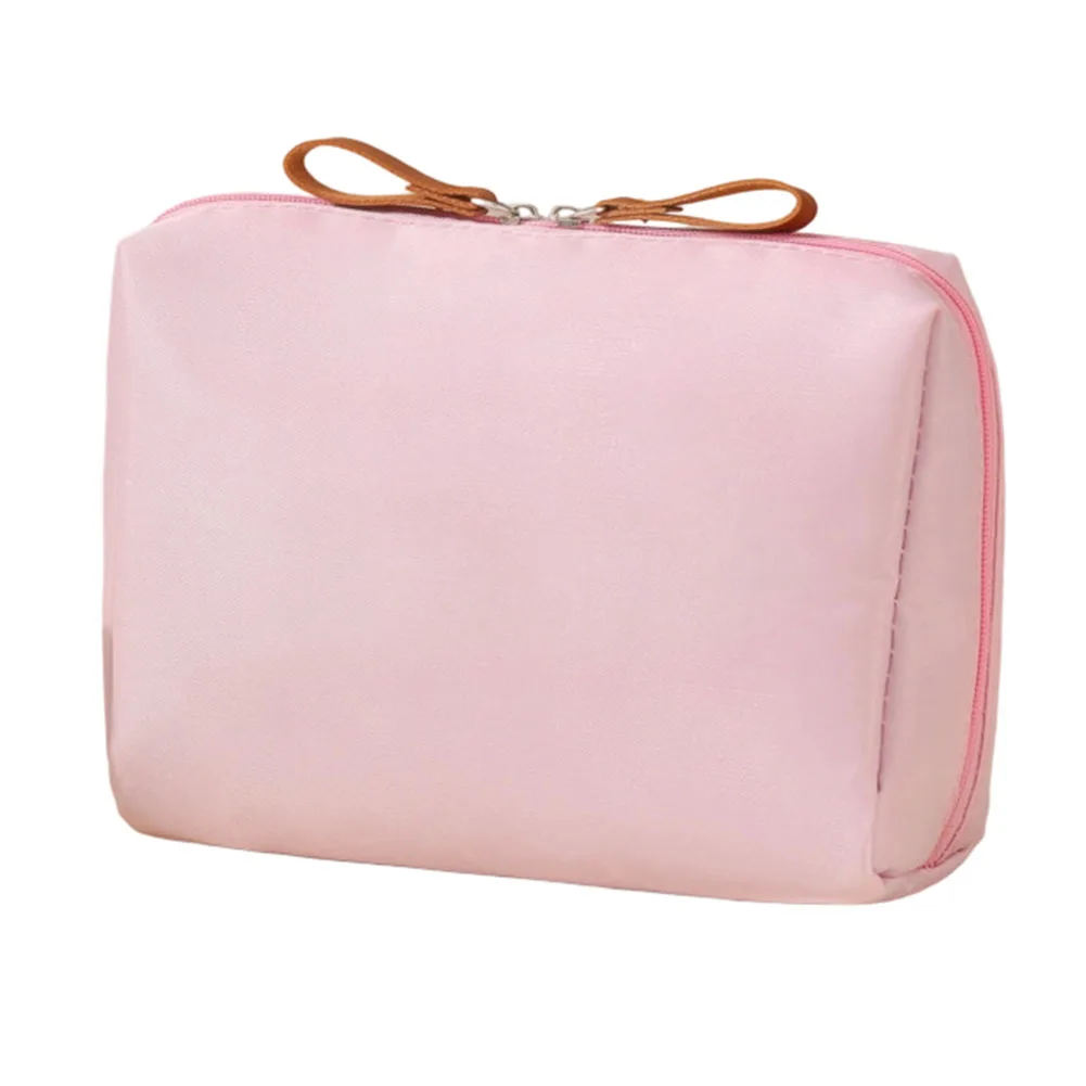 Everyday Use Green Pink Blue Black Brown Travel Makeup Pouch Stylish Travel Makeup Bag Makeup Organizer Compact Toiletry Case