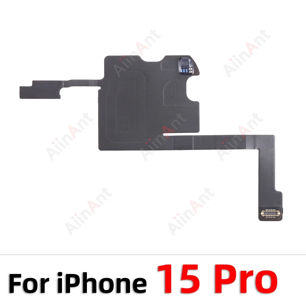 AiinAnt Phone Top Sound Ear Earpiece Speaker Proximity Light Sensor Flex Cable For iPhone 12 13 14 15 Pro Max Plus image 3