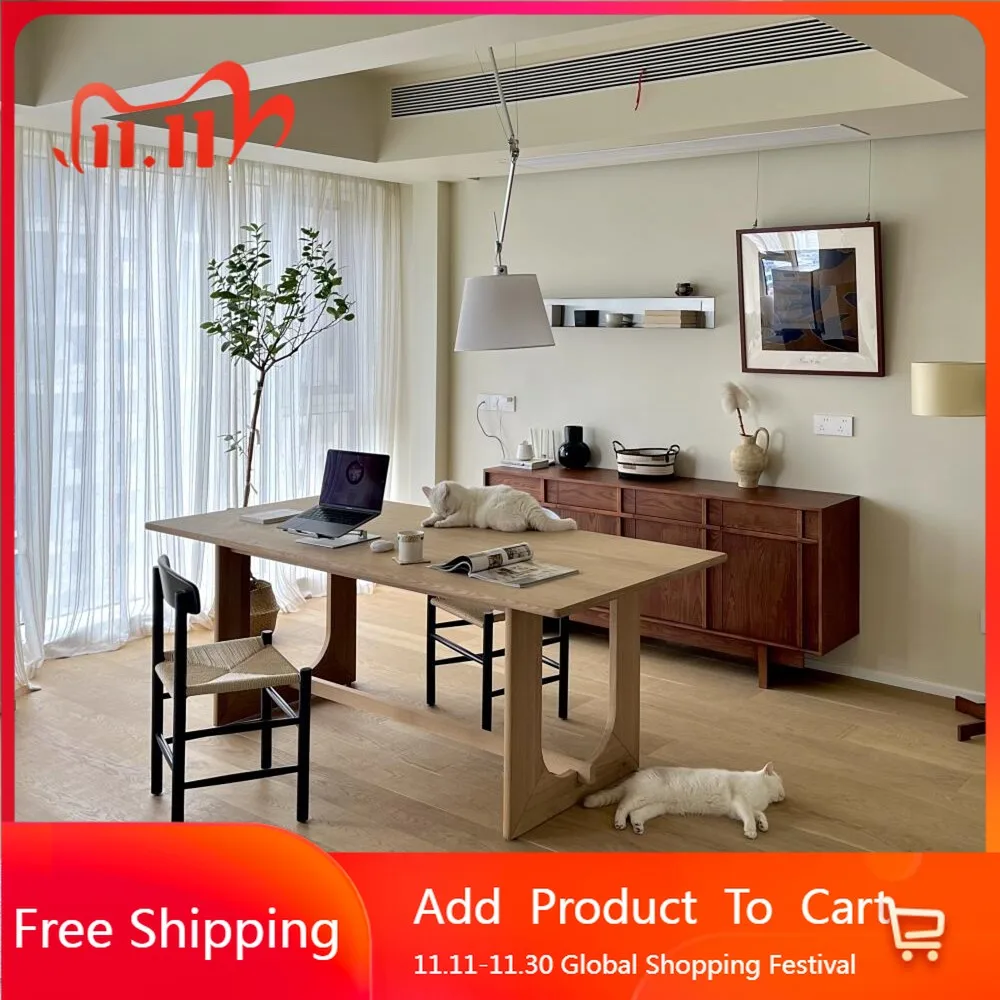 Design de beleza mesa de jantar moderno centro nórdico luxo armazenamento mesa de jantar comida ao ar livre salão de madeira móveis varanda