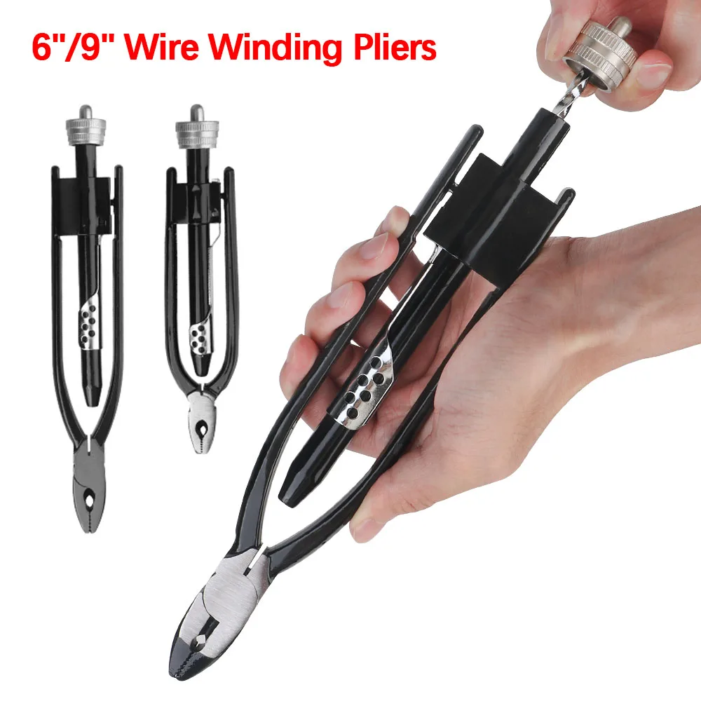 Hand Repair Kit Aircraft Safety Wire Twisting Plier Wire Winding Pliers Unidirectional Tigthen Twisting Tools 6inch 9inch