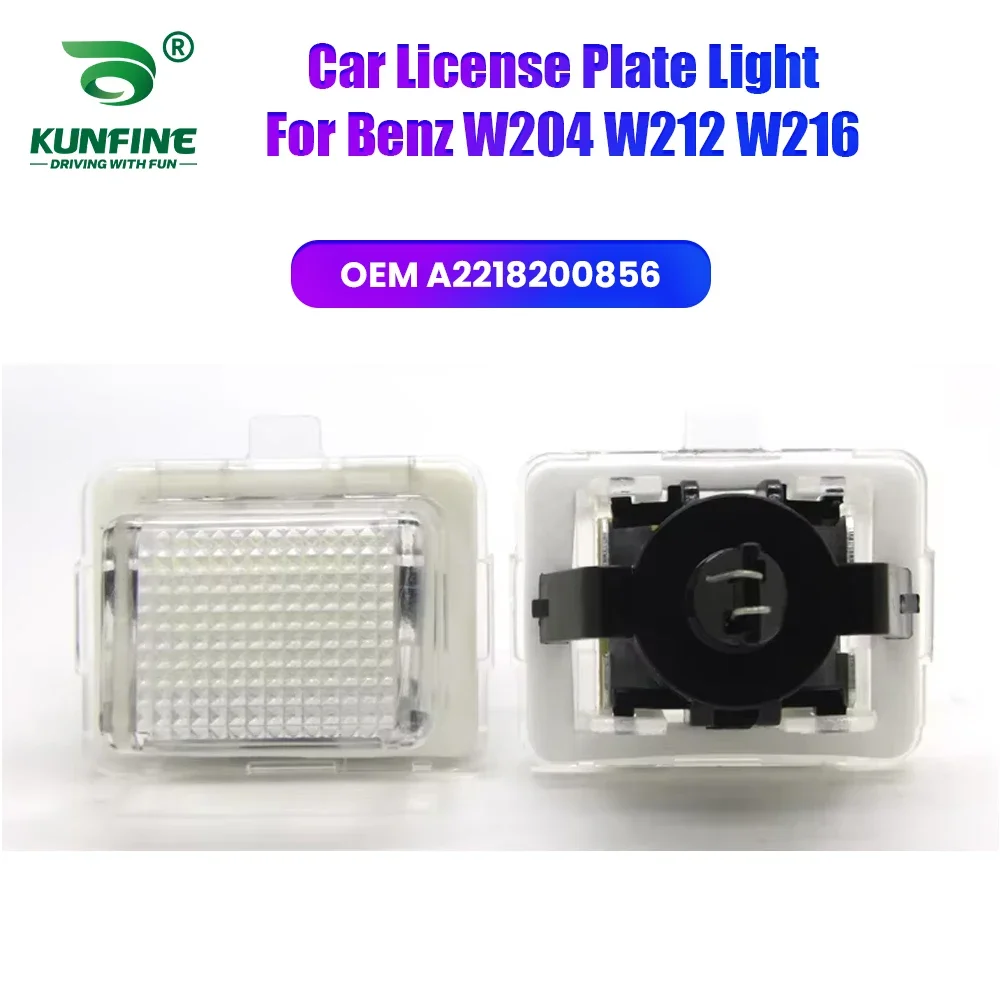 

2PCs Car LED Number License Plate Light For Benz W204 facelift W205 W216 W218 W212 W231 OEM No.: A2218200856 LED License Lamp