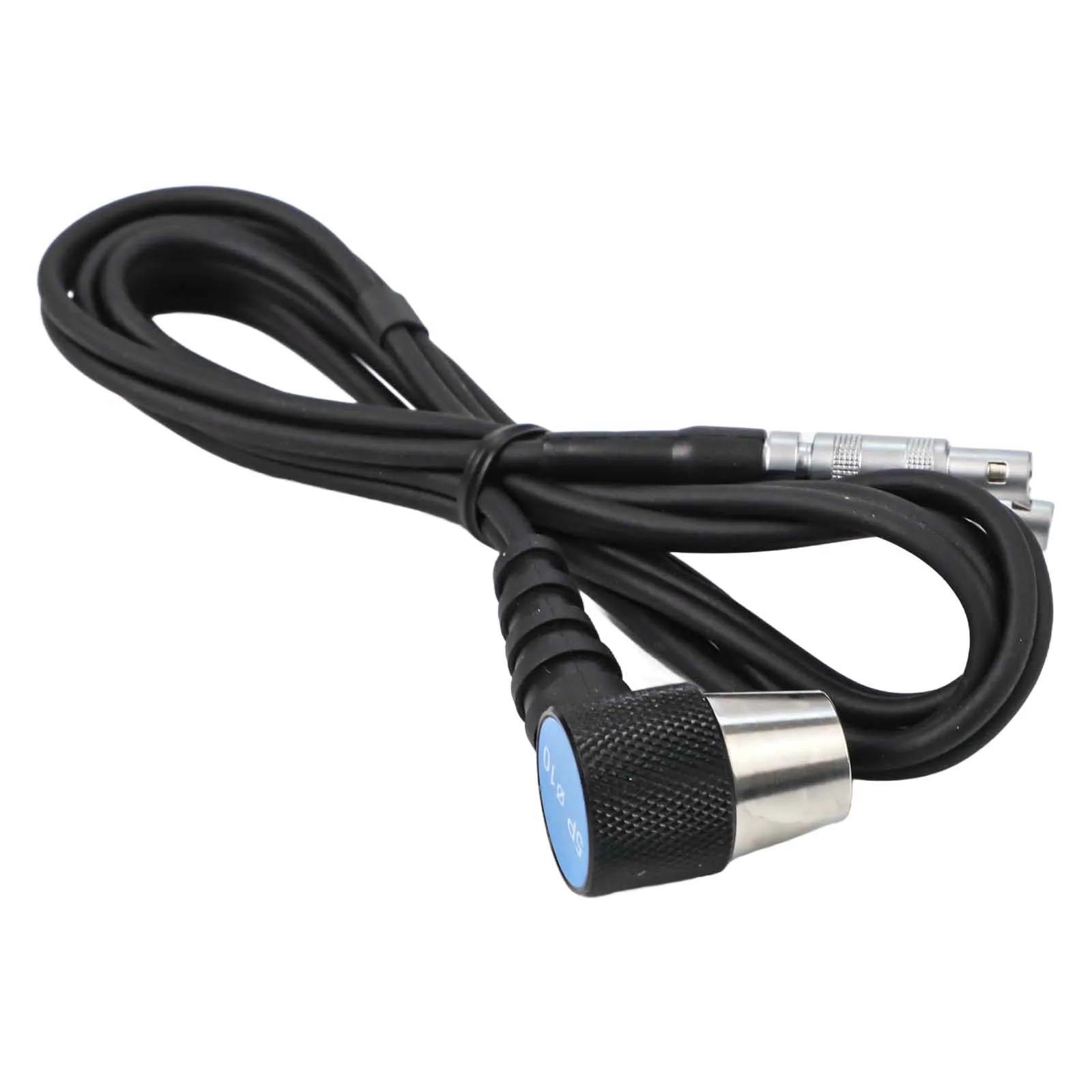 For GM100 GM100+ GM130 GT1130 5MHz Thickness Gauge Probe 10mm Diameter Cable Transducer Sensor Tester Tool Black Silver