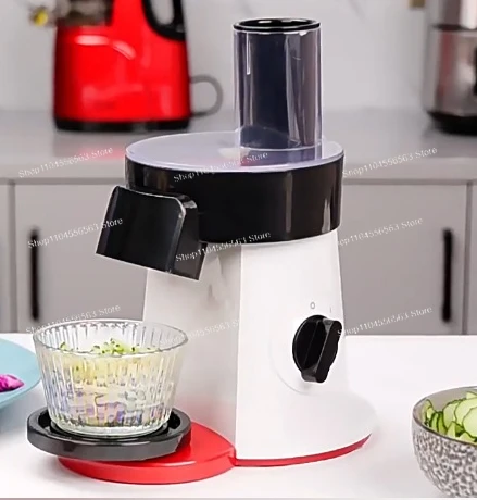 Electric Vegetable Chopper and Salad Maker, Multifunctional Automatic Food Slicer Machine for Home Kitchen