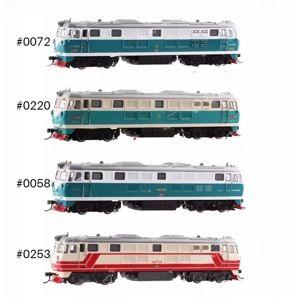 

HO Type 1/87 Simulation Train Dongfanghong 3 Diesel Locomotive Hydraulic Transmission Electric Train Model Alloy Boy Toy Gift