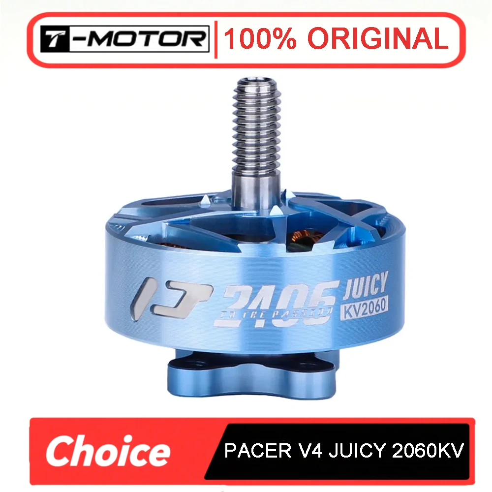 

T-MOTOR Pacer V4 Juicy 2060KV Brushless Motor 5mm Shaft For 5~6inch Freestyle RC FPV Drone
