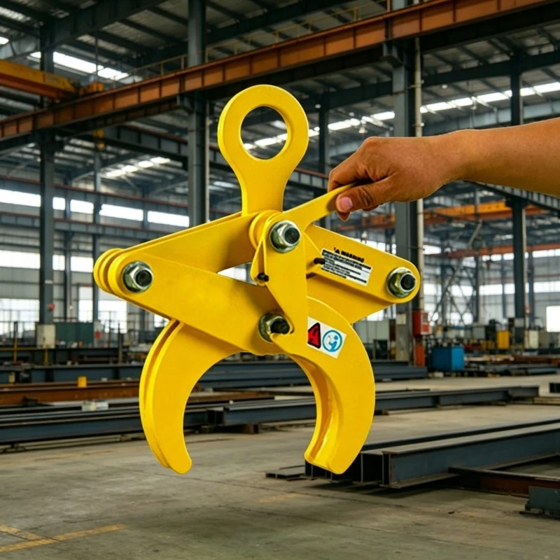 

Heavy Duty Circular Bar Lifting Clamp Horizontal Pipe Hoist Grab Industrial Round Steel Tube Handling Rigging Fitting