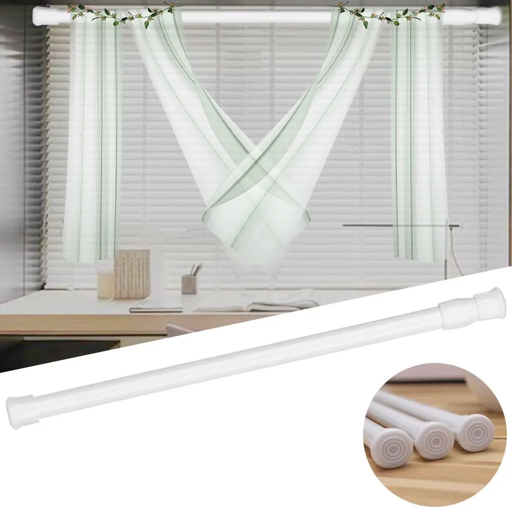 Multi Purpose Curtain Telescopic Pole Adjustable Extendable Sticks Durable Loaded Hanger Spring Load Bathroom Product