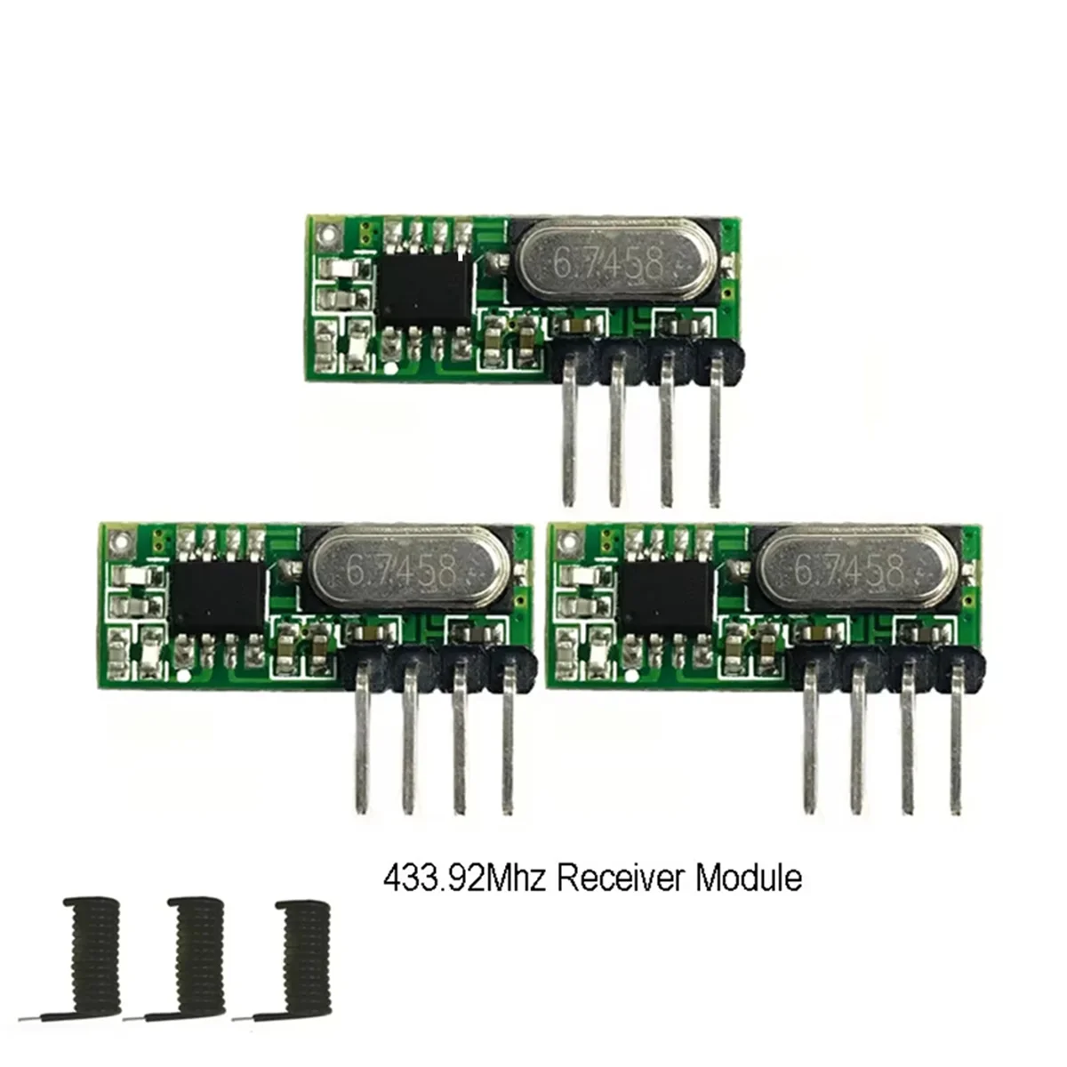 Efficient 15pcs RF Receiver Superheterodyne Remote Control Module Kit
