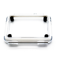 SJ4000 F68 Outdoor Sports Camera Acrylic Transparent Protective Case With Hole Clear Sound Recording Not Waterproof Back Cover