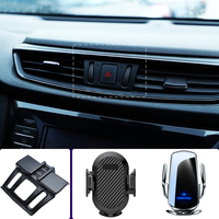 Car Phone Holder For Nissan Rogue T32 2017 2018 2019 - 2022 2023 Mobile Phone Mounts Car Wireless Charging Special Fixed Base