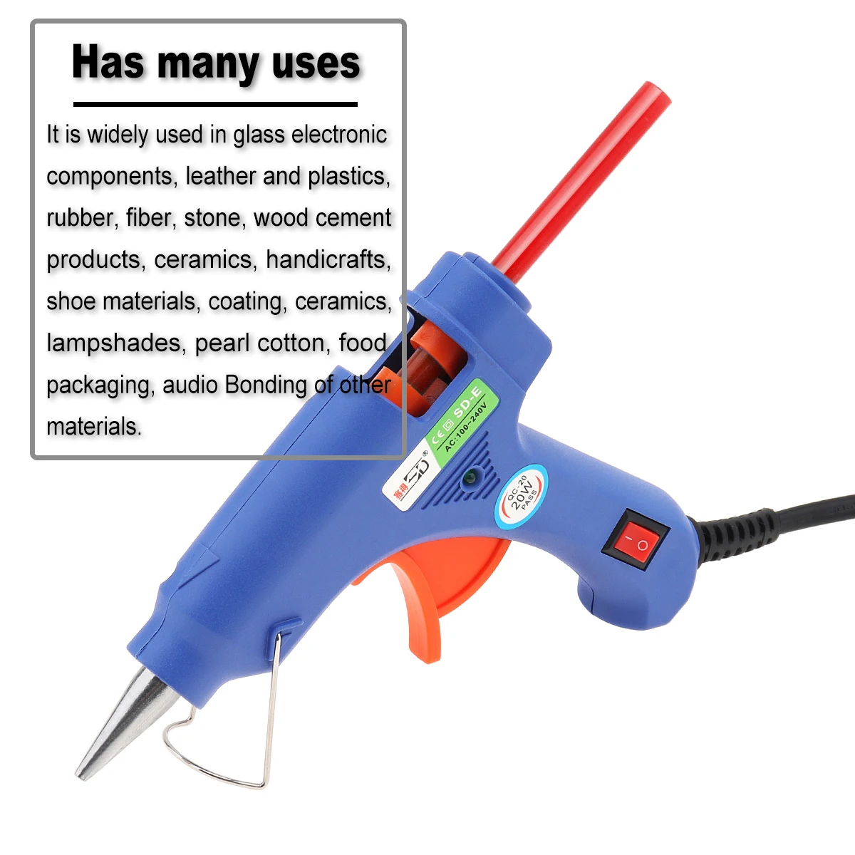 5pcs-100pcs Hot Melt Gun Adhesive Glue Strong Viscose Refill Sticks Gun DIY Tools for Hot Melt Glue Gun Repair Alloy Accessories
