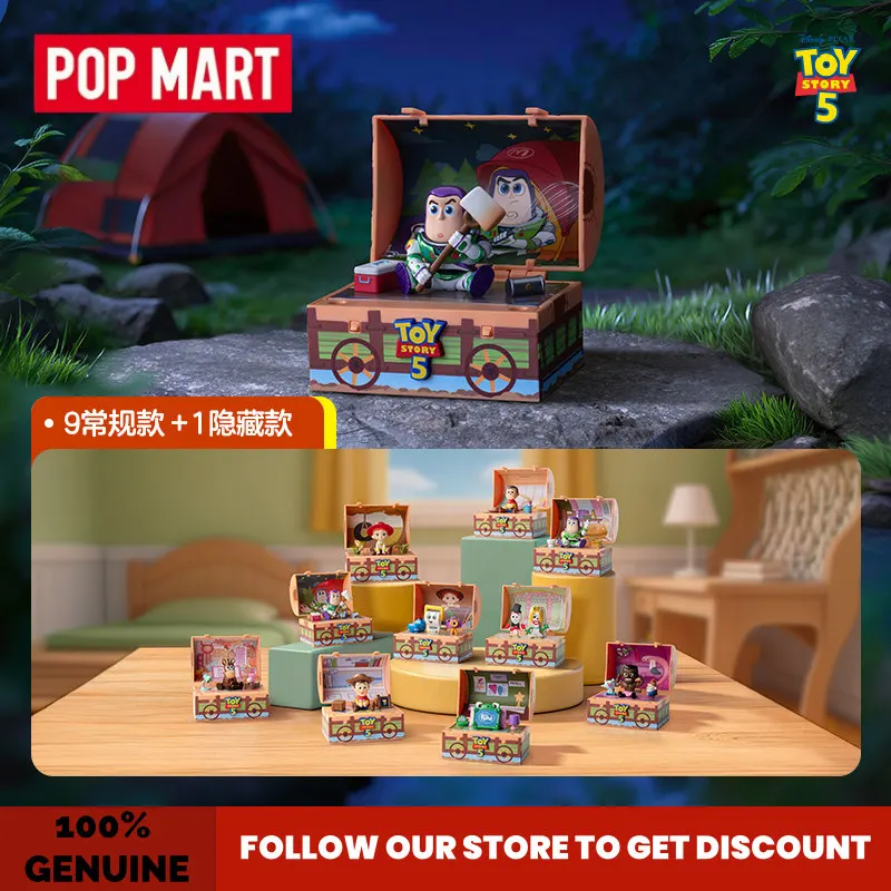 

Genuine Pop Disney Mart Toy Story 5 Series Blind Box Movie Cute Collectible Figurine Staure Ornament Buzz Woody Surprise Gift