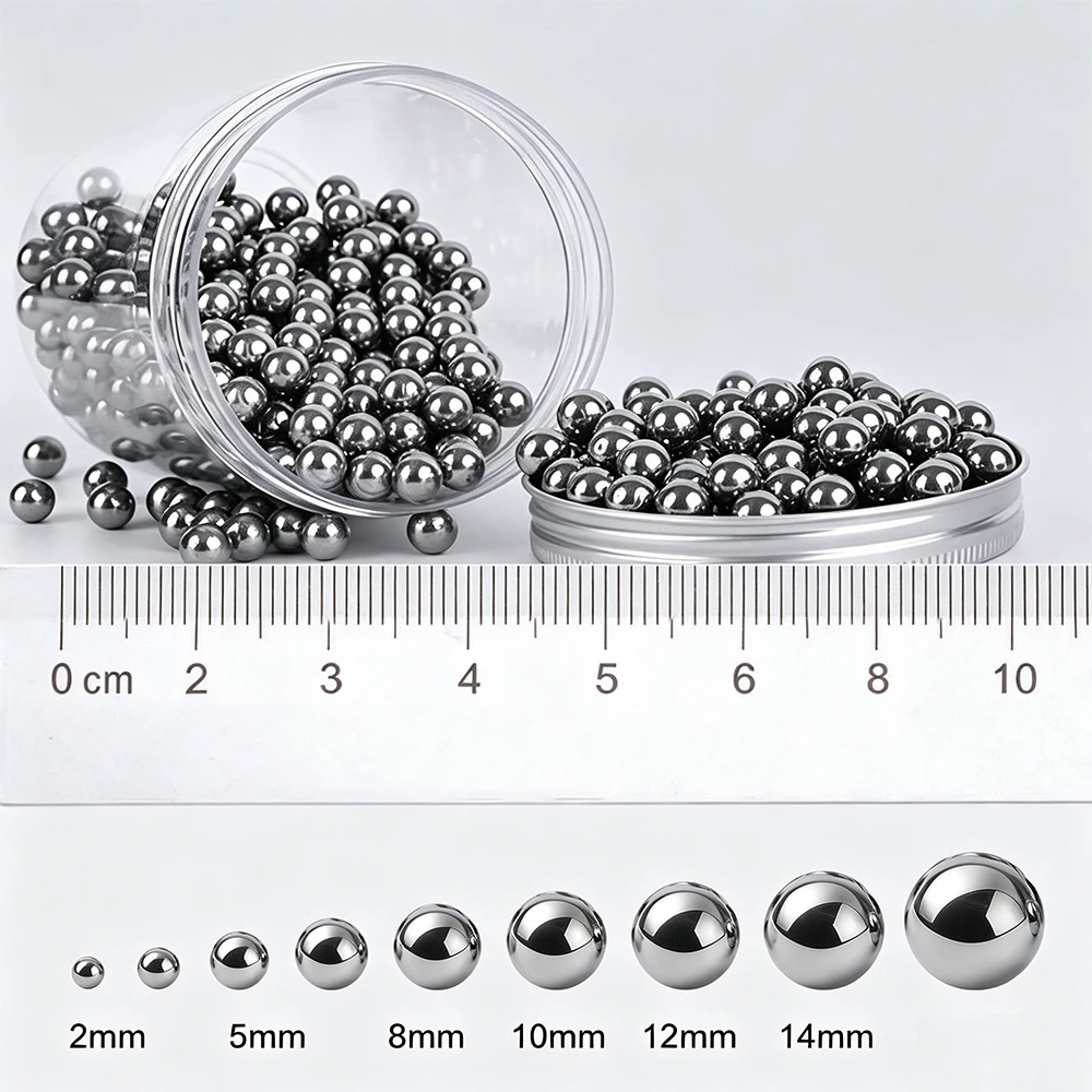 Stainless Steel Precision Bearing Balls 4 5 6 8-25mm 5/32 3/16 15/64 5/16 15/32 63/64 Inch High Hardness Steel Balls for Bicycle