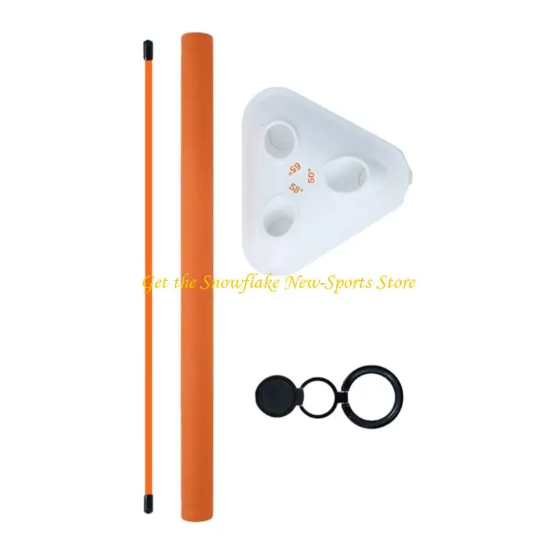

E56D Golf Swing Postures Corrector Tool Portable Golf Training Device Portable Swing Training Tool Golf Alignment Holder