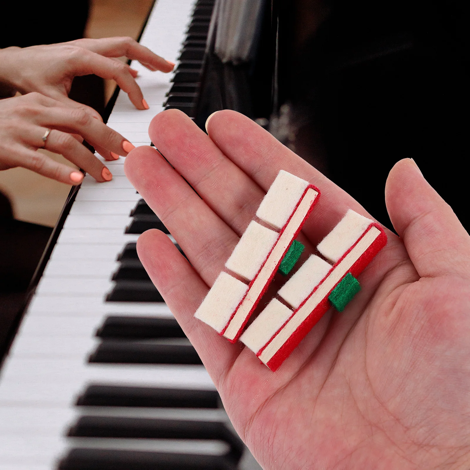 

2Pcs Piano Tool for Upright Piano Care Premium Material Smooth Touch Long Service Life Ideal for Professional Tuning