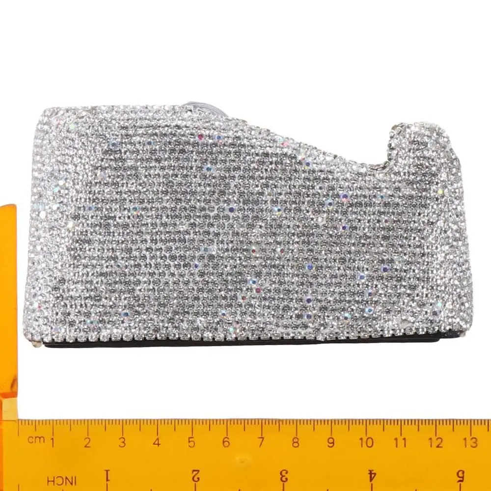 Diamond Crystal-Distributeur de ruban adhésif, blanc, robuste, pour bureau