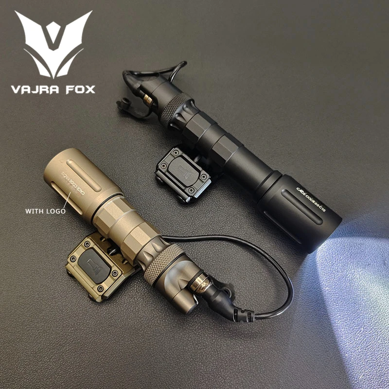 

Tactical Metal Flashlight V2 Flashlight LED Modbutton Pressure Switch Fit Picatinny Airsoft Hunting Weapon Light Scout Light