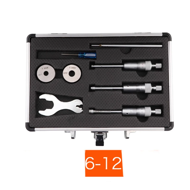 شاشة ديجيتال ثقيلة عالية الدقة ميكرومتر ثلاثي الفك لميزة الإغلاق التلقائي لأشغال المعادن