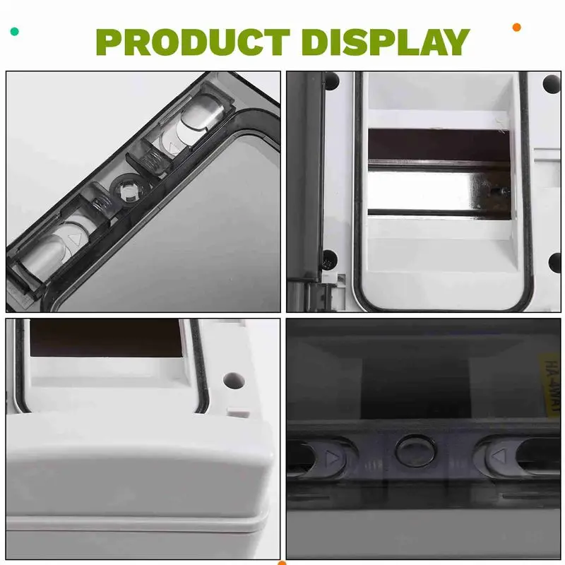 ABGG-Waterproof Distribution Box Outdoor Plastic Electrical ABS Power Electronic Din Rail Enclosure For Circuit Breaker