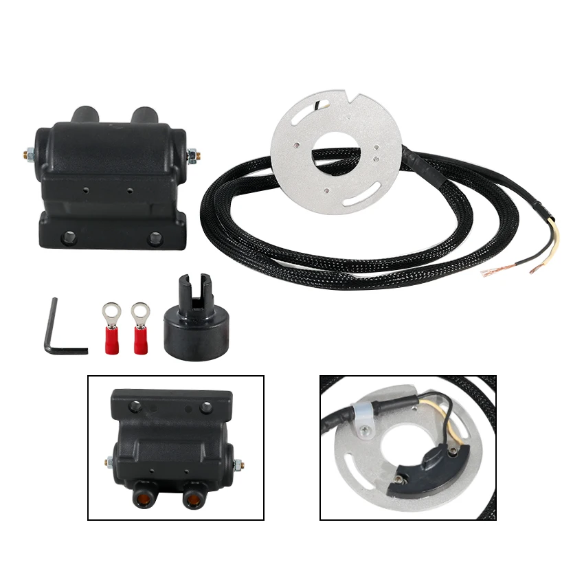Motorcycle Stator Pulse senso For Harley Davidson FLH FLHC FLHF FLHR FLHS FLHT FLHTC FLHTCU FLHTI FLHX Dual Fire Ignition Coil