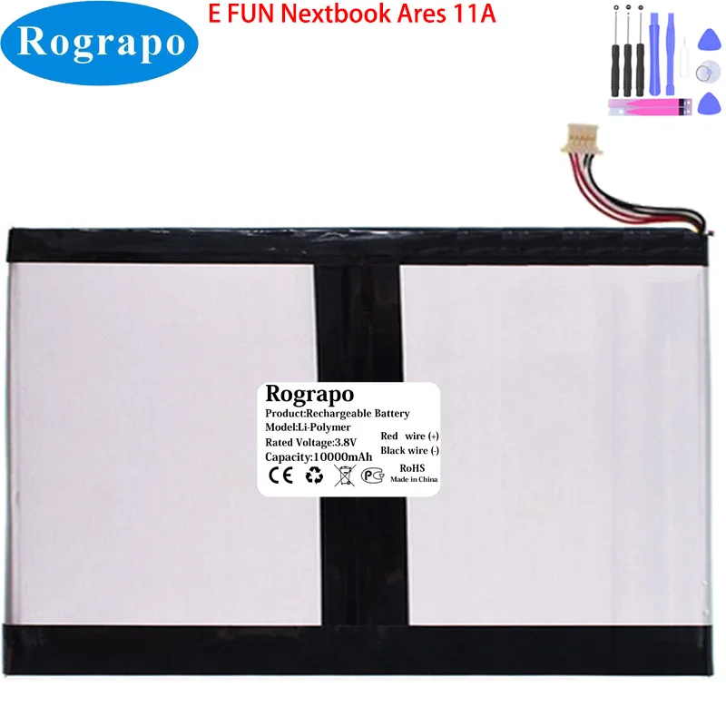 New 3.8V 10000mAh Tablet Battery For E FUN Nextbook Ares 11A 11.6