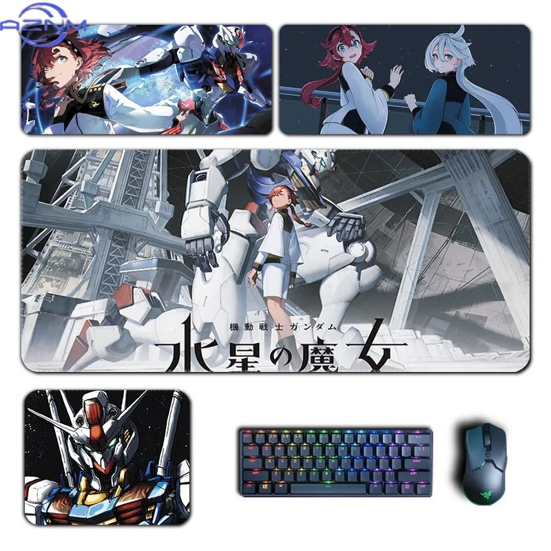 Anime The Witch From Mercury Mouse Pad Cool Gundam Mousepad  Computer Laptop Gamer Padding Desk Mats-wz2588-HH8