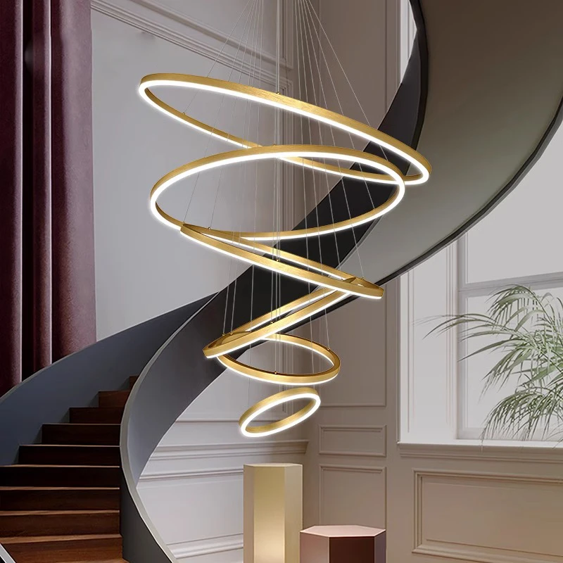 Imagem -05 - Nordic Pendant Lights For Home Decoration Stair Chandelier Sala de Estar Quarto e Sala de Jantar Iluminação Interna