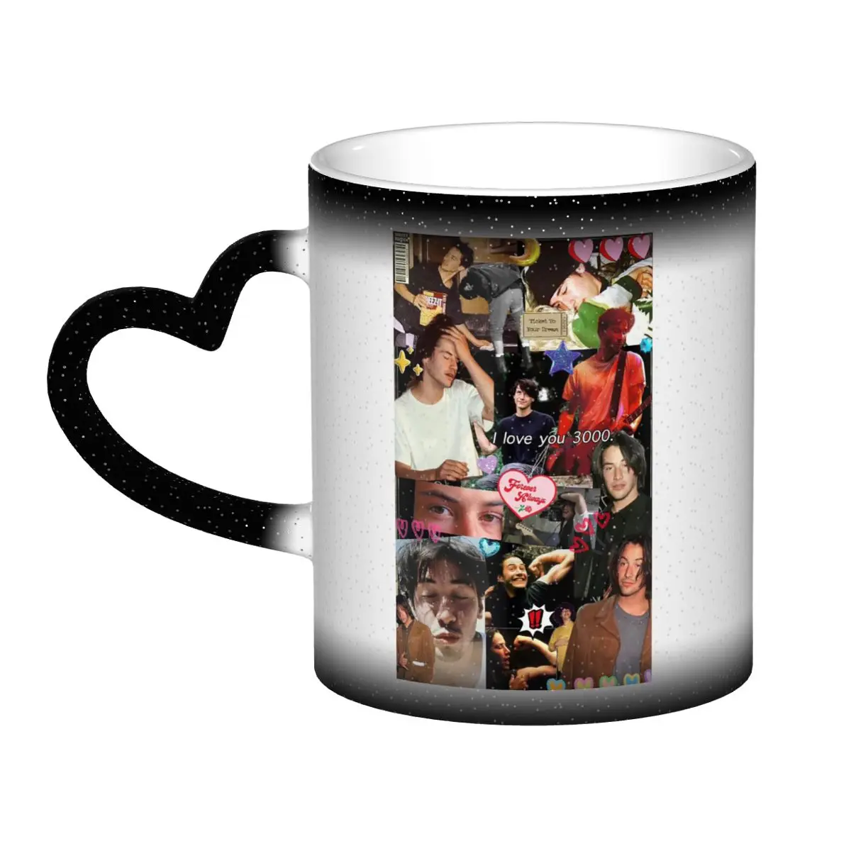 Saint Keanu Reeves Jesus John Wick Mug Funny Ceramic Coffee Cups Tea Mugs Milk Cup Drinkware Gift for Woman Man