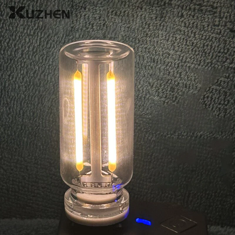 Retro USB LED Filament Touch Dimming Bulb 5V Retro LED Edison Bulb Night Light Camping Incandescent Decorative LED Lighting