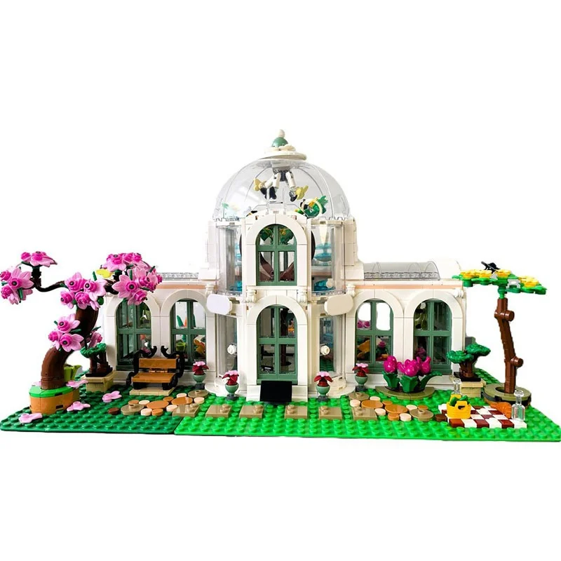 ชุดตัวต่อ MOC สวนพฤกษศาสตร์ 1853 ชิ้น แบบจำลองทางเลือก ของขวัญคริสต์มาส ตัวต่อประกอบเอง ของเล่น DIY เสริมสร้างความคิดสร้างสรรค์ ของขวัญวันเกิด