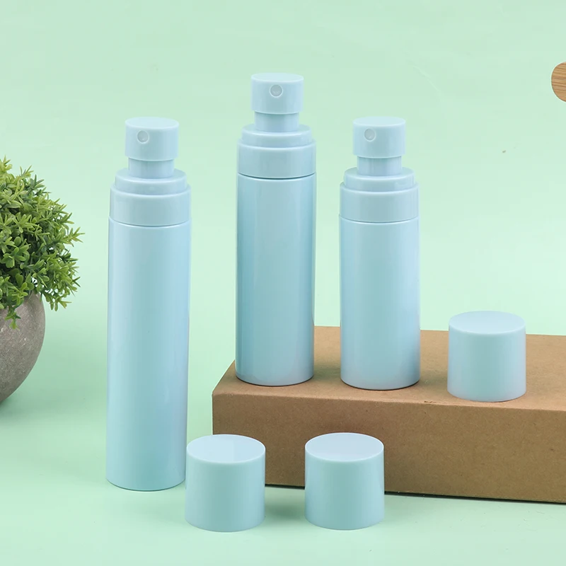 

1 шт. многоразовый пластиковый распылитель 60/75/100 мл распылитель тумана непрозрачный синий пресс-насос парфюмерный дорожный контейнер распылитель тумана