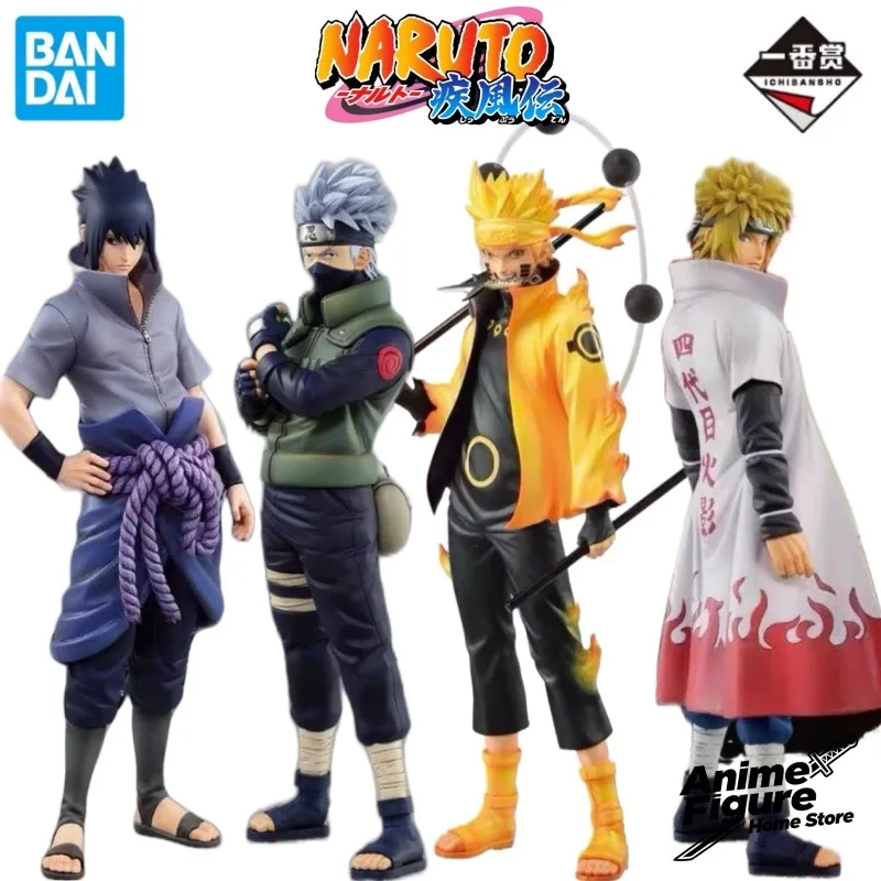 

100%Original in Stock Bandai Ichiban KUJI NARUTO Uzumaki Naruto Sasuke Minato Kakashi Anime Character Toy Model Ornaments Gifts