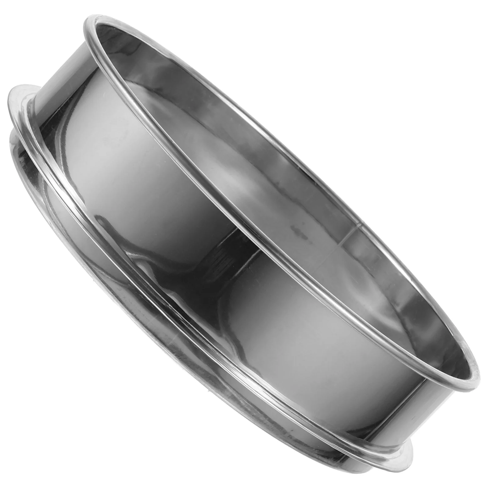 

Stainless Steel Pollen Extractor Herbal Sifter Spice Sieve Kitchen Tool Stackable Resin Powder Silica S Sifting Pan