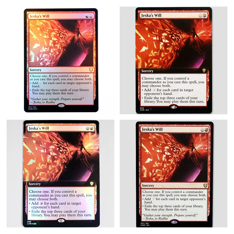 CMR Jeska's Wil Holo /Foil TCG Magical Proxy Cards Game Quality Proxy Gathering Board Playing Game Trading Cards Proxy