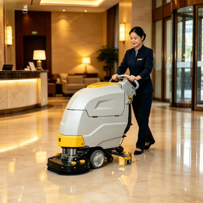 Industrial Electric Sweeping Machine Ride on Commercial Floor Sweeper Heavy Duty Warehouse Road Cleaning Equipment