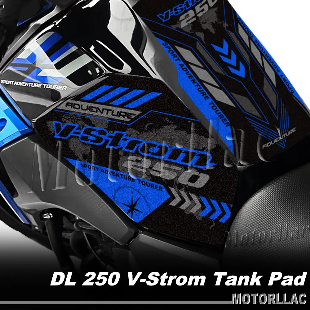 

For DL250 V-Strom 250 Motorcycle Anti-Slip Fuel Tank Pad Sticker Traction Protector Decal Accessories Waterproof