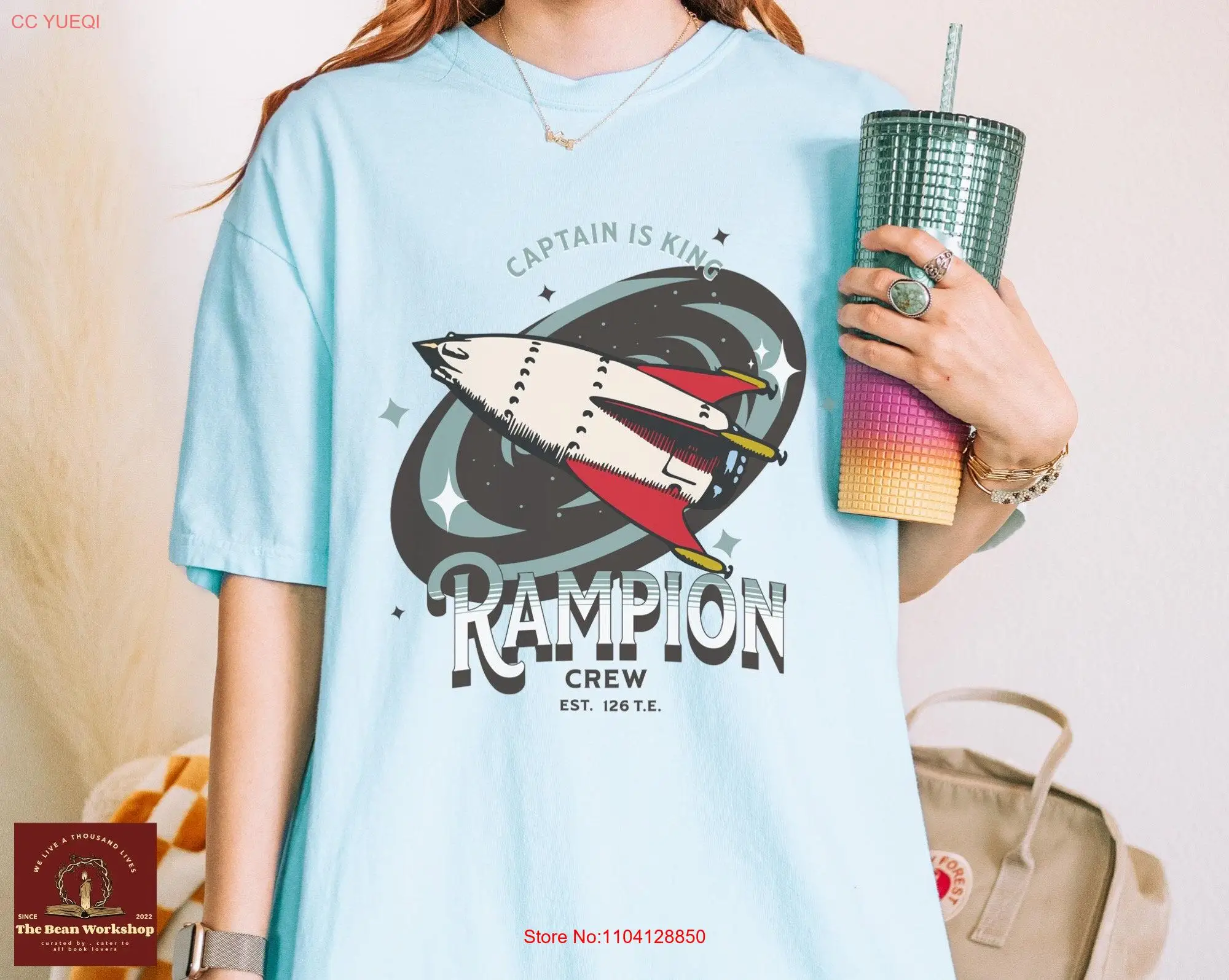 

The Lunar Chronicles T Shirt Rampion Crew Comfort Colors Marissa Meyer Merch for Book Lovers from Best Friends Reading