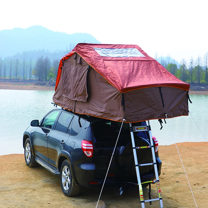 High Quality Soft Shell Aluminum Roof Top Tent Big Space Outdoor Off-Road Camping Exterior Accessories Durable Waterproof Design