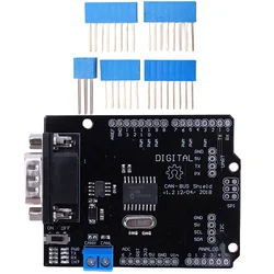 MCP2515 CAN BUS Shield SPI 9 Pins Standard Sub-D CAN BUS Shield Controller DC 5-12V for Arduino