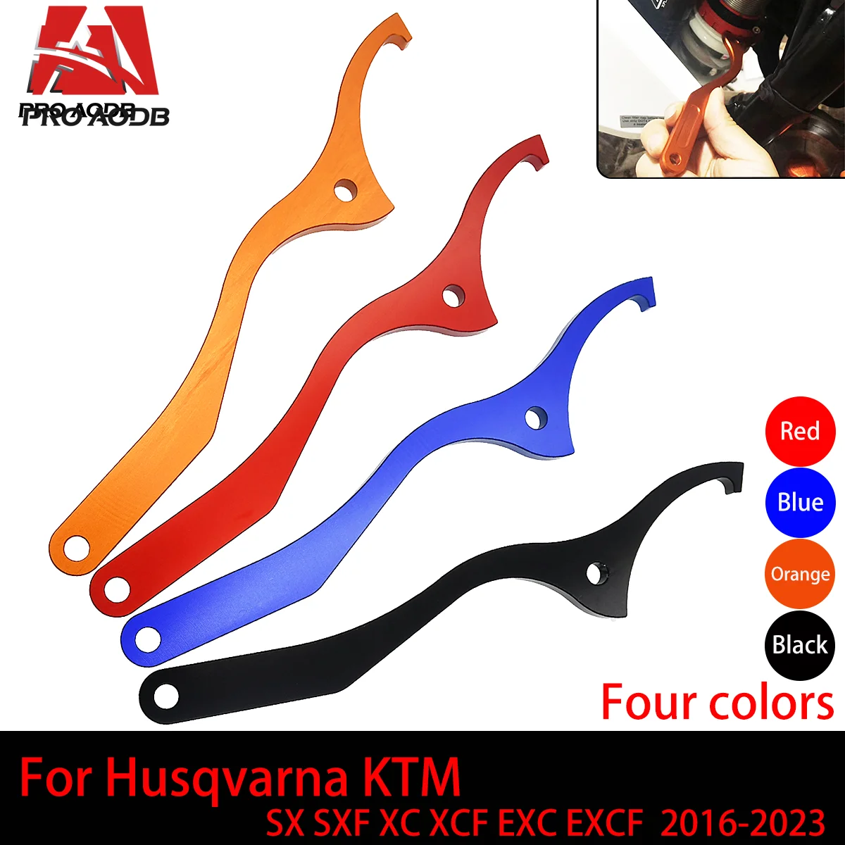 

Motorcycle Rear Absorber Damping Shock Spanner Wrench Tool For KTM SX SXF XC XCF EXC EXCF 125-501cc For Husqvarna TE FE TC FC FX