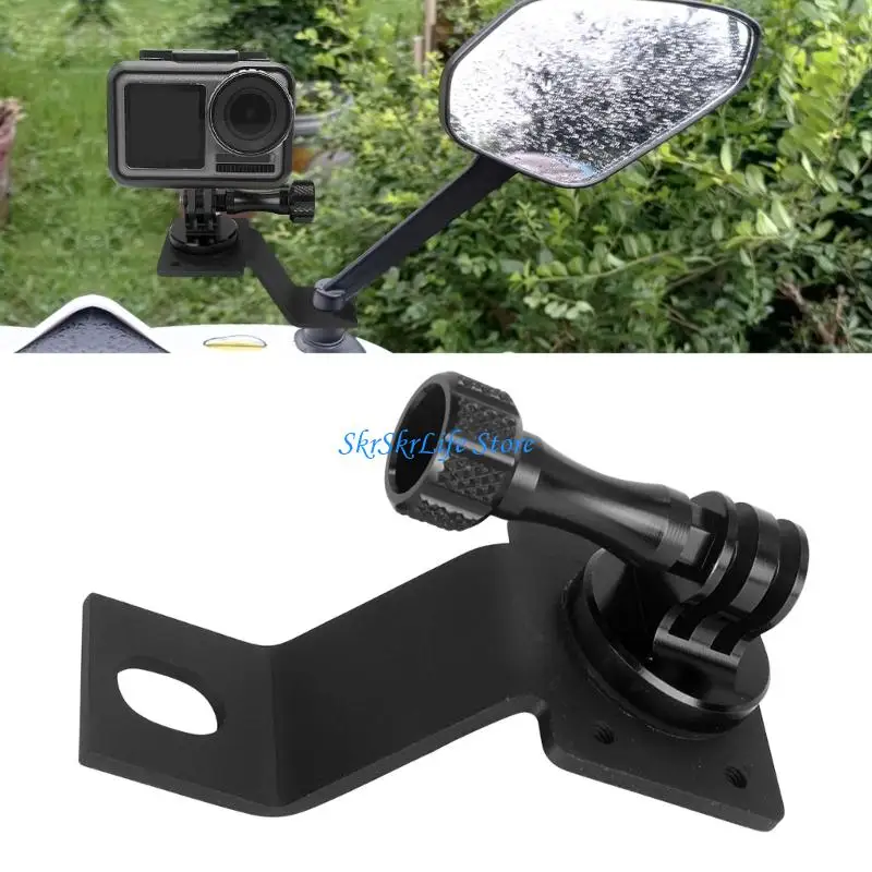 

E65E Motorcycle Action Camera Mount 360 Rotatable Head For First Person View Recording