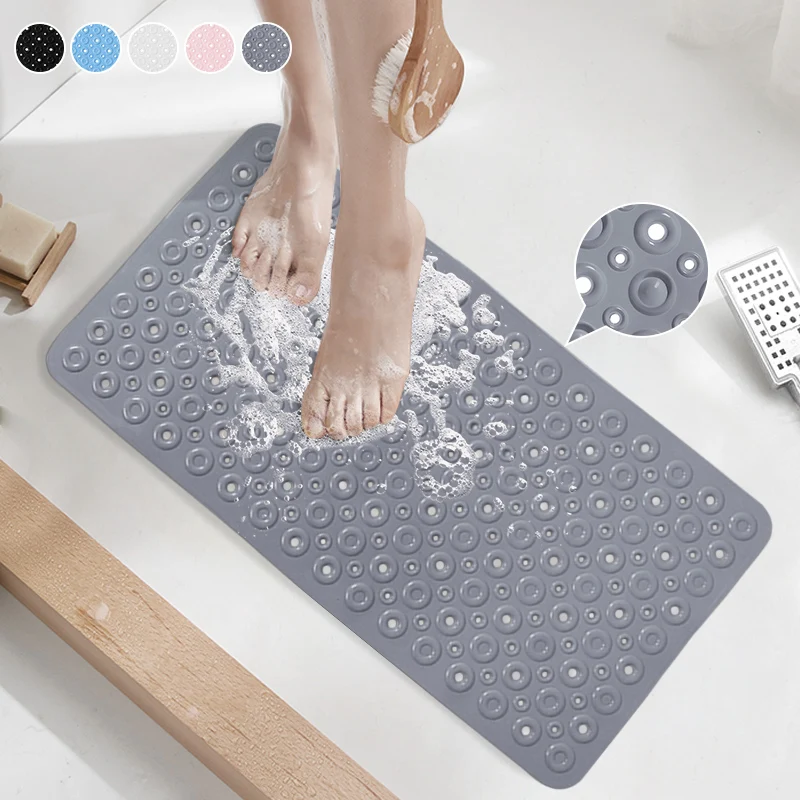 PVC Donut Anti Slip Bathroom Mat with Suction Cup Design Bathtub Massage Mat Comfortable Safe and Healthy