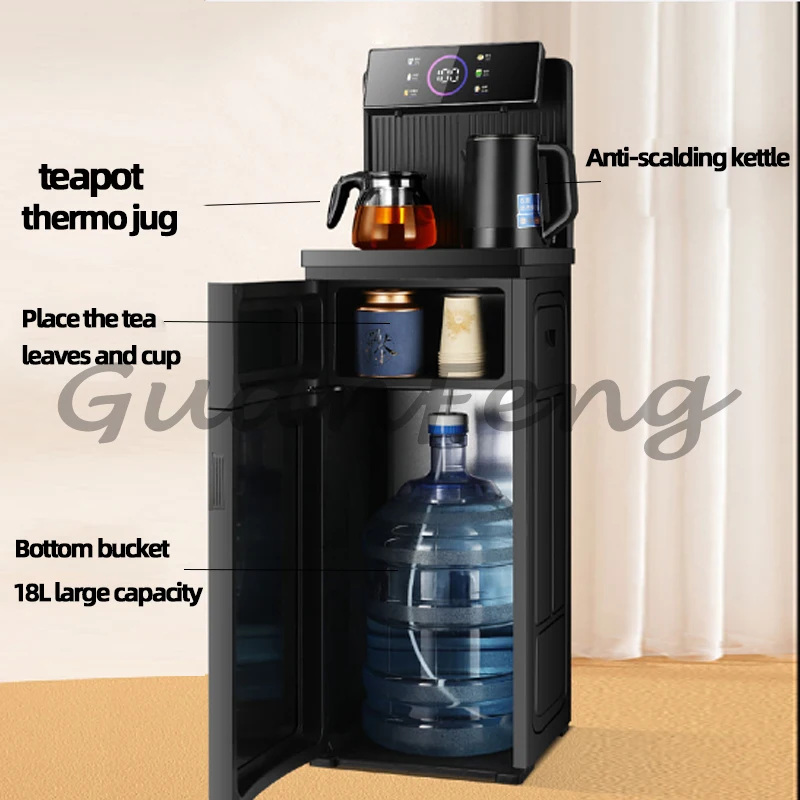 Home High-end Intelligent English Version of Hot and Cold Vertical Water Dispenser, Commercial Household Tea bar Machine