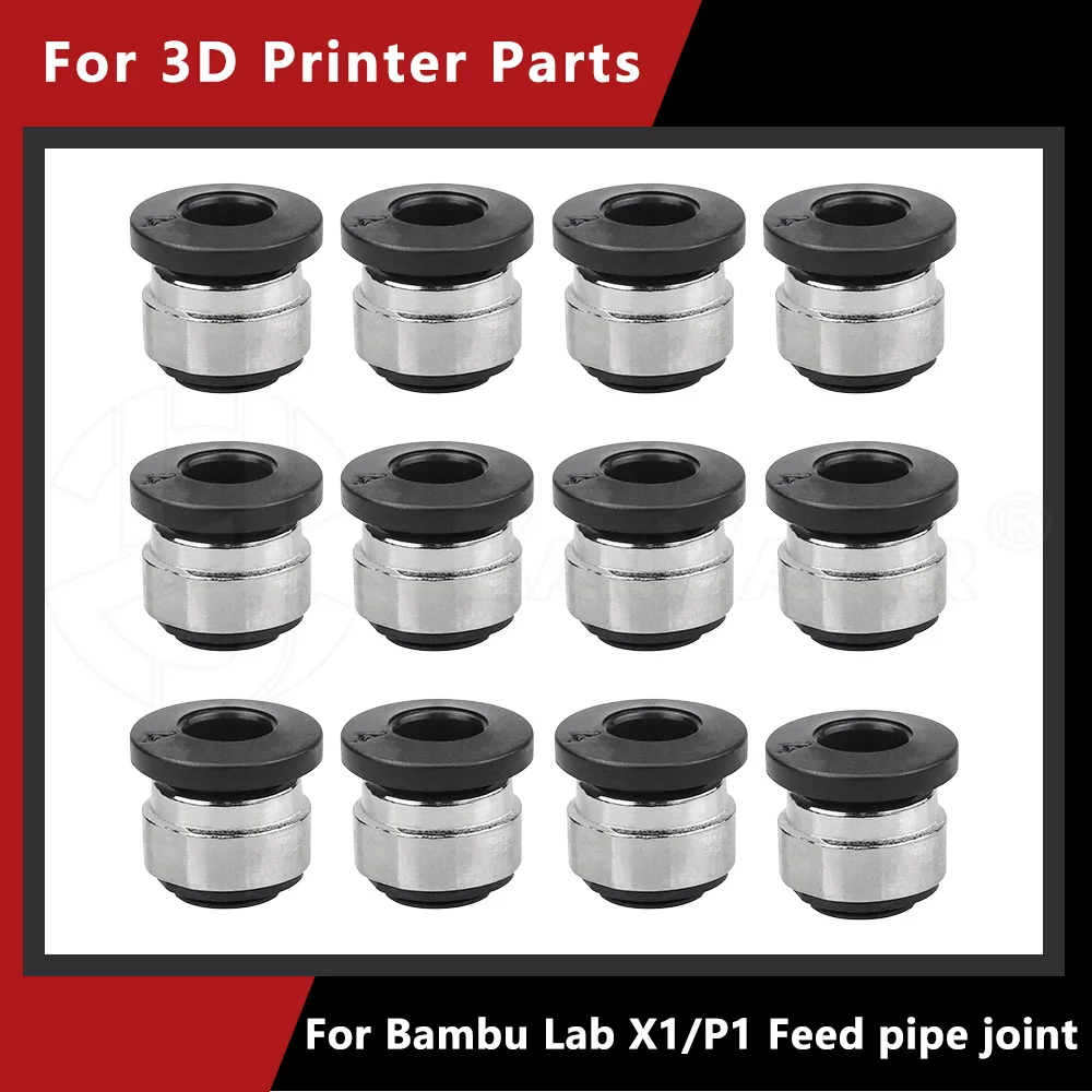 

2/5/10 шт. для Bambu Lab 3D-принтер, разъем для переключателя Холла P1s/P1P/X1c/X1/X1E, трубка из ПТФЭ, разъем для 3D-принтера, трубка из ПТФЭ 4 мм