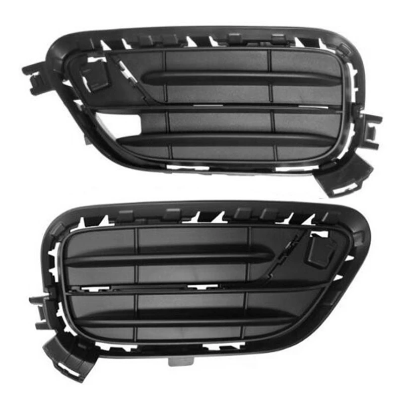 Car Front Bumper Face Bar Grille Bezel For BMW X3 2015-2017 Fog Lamp Grille Wind Mesh Trim Cover Frame